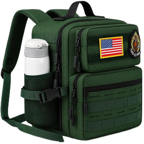 9L Mini Tactical Backpack For Men And Women, Lightweight Waterproof 1000D  Oxford Gear Bag For Gym, Hiking, Travel And Camping, Compact 180 Degree  Main 