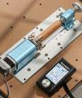 4th Axis Rotary Module Upgrade For 4040 And 3030 CNC Machines With Planetary Geared Stepper Motor, 4 Jaw Chuck, and Control Module