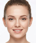 4 Pairs Screw Back Stud Earrings Set For Women Hypoallergenic 316L Stainless Steel And 14K Gold Blend 20G Flat Back Earrings Opal Heart Star Crystal Ball Cartilage Jewelry Pack Dope Everyday Accessory on woman wearing heart studs