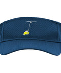Winch Launch Sailplane Glider Sun Visor For Adults One Size Navy Built For Soaring Flights And Gliding Fans, Front View