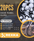 Door Trim Panel Clips Fastener Rivet GJ6R-68-ABX Drop-In Replacement Kit For Mazda Miata RX-8 CX-9 Mazda 3 Mazda 5 Mazda 6 MazdaSpeed6