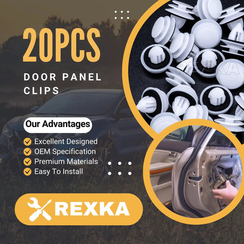 Door Trim Panel Clips Fastener Rivet GJ6R-68-ABX Drop-In Replacement Kit For Mazda Miata RX-8 CX-9 Mazda 3 Mazda 5 Mazda 6 MazdaSpeed6