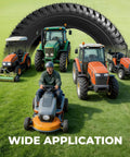 Heavy Duty Lawn Mower Tires 20x10-8 Tubeless 4 Ply Set Of 2 With Grippy Turf Tech Traction For Grass, Max Load 1190 Lbs At 22 PSI, Durable Rubber, Turf Friendly Grip For Smooth Yard Work on tractors and mowers