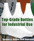 Heavy Duty Chemical Resistant Spray Bottles, 32 Oz Four Pack With Clear Measuring Etchings, Zero Leak Design For Auto Detailing, Cleaning Crews Or Weekend Yard Projects.