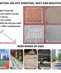 Image showing Invisible Square Septic Tank Covers with Base in various installations like schools, sidewalks, and parking lots.