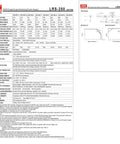 Specifications sheet for Built Like A Tank Heavy Duty Industrial Switching Power Supply 5V 40A 200W showing detailed features and data.