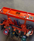 Glove Friendly Utility Rack Tray With Raised Center For Small Parts Heavy Duty Polymer Bucket Organizer For Lineman Buckets