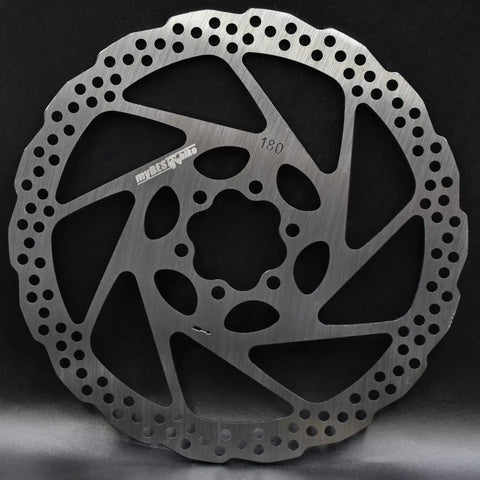 Stainless Steel Bicycle Brake Rotors 180mm single rotor for MTB BMX and Road Bikes with superior heat dissipation design