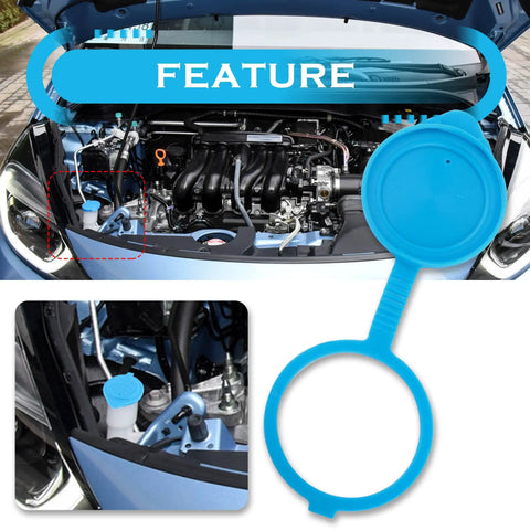 Blue Windshield Washer Fluid Cap Replacement 38513 SC4 672 Fits Acura ILX Hybrid Honda Civic Hybrid Accord Hybrid