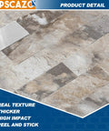 Peel And Stick Stone And Metal Tile Backsplash 12x12 In Perisa for Kitchen Bathroom Laundry Camper and Fireplace with durable adhesive