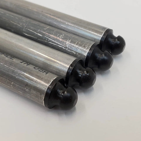 Aluminum Hydraulic Push Rods With Heat Treated Steel Ends For 1966 To 1984 Shovelhead Big Twin Engines With Hydraulic Lifters Replaces HD 17904 66 Made In The Usa, close-up