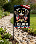 250 Year Anniversary USA Garden Flag For Outdoors With Eagle Design Double Sided 12x18 Inch Patriotic Backyard Flag 1776 2026