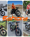 2026 Romeo Pro 3 Badass Adult Electric Bicycle With Dual Motor 6000W Peak Power on snowy street and forest trails.