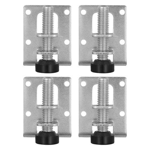 8Pcs Heavy Duty Furniture Levelers Adjustable Leveling Feet For Tables And Cabinets Built Tough Rotatable Thread Design For Easy Height Tweaks Wide Bearing Base Prevents Sliding And Floor Scratches, metal screw foot