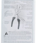 Heavy Duty Mig Welding Pliers With Spring Loaded Handle And Rugged Comfort Grips Built Like A Tank To Crush Rough Job Sites, back packaging details.