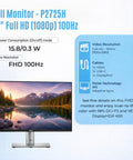 27 Inch Full HD IPS Monitor With USB 3.0 Upstream, DisplayPort and HDMI Cables, Ultra Thin Bezel, Tilt Swivel, Anti Glare, Blue Light Filter, Flicker Free, ComfortView Plus, 60 Hz, Power Cable Included