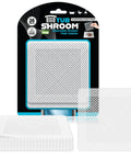 26 Pack Square Disposable Drain Hair Catcher Mesh Strainer Stickers For Shower Bathtub And Sink Keeps Your Plugs Tight packaging and product display