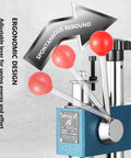 Heavy Duty Arbor Press Manual Benchtop Metalworking showing ergonomic design and adjustable lever for efficient operation.
