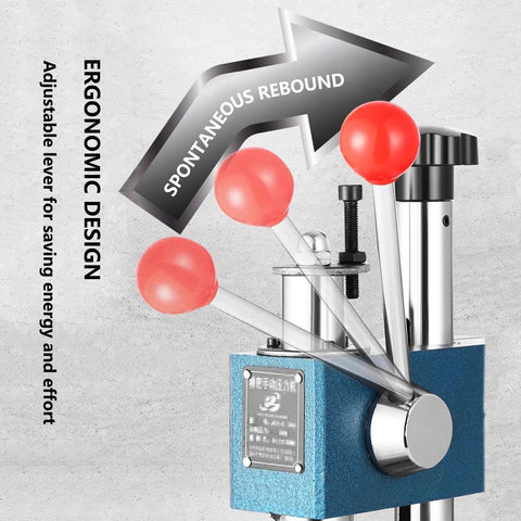 Heavy Duty Arbor Press Manual Benchtop Metalworking showing ergonomic design and adjustable lever for efficient operation.