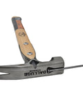 16oz Titanium Framing Hammer With Magnetic Nail Holder And Smooth Face shown with nail inserted, ideal for builders