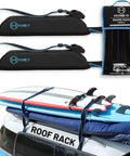 Soft Padded Surfboard Roof Rack For Cars With No-Scratch Buckles Securely Carries Up To 3 Boards Without Crossbars Fits Most Vehicles