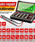 Beast Pro Grade Automotive Multimeter With 20000 Counts, Flip LCD, Engine Tach 300 To 19999 RPM, detailed view
