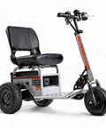 Awesome Heavy Duty Electric Tugger Cart With 2600 Lb Tow Power Perfect For Warehousing And Moving Gear With Ride On Seat for easy transport.