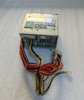 Heavy Duty Industrial Power Supply ENSP3 450P Rock Solid Switching Regulator Din Rail Mount with wirings visible.