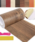 Wood Grain Repair Tape Self Adhesive Patch 4.7 Inch By 32 Feet Ideal For Tables Chairs Baseboards Doors Windows Floors And DIY Projects