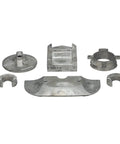 Mercury Mercruiser Alpha One Gen II Outboard Anode Kit Magnesium Fresh Water Use Cadmium Free with gimbal housing block and plate anodes