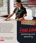 L30 Heavy Duty Cleaning Cloths Wipes With Cloth Like Soft Feel And Tough On Grime Absorbency White Pop Up Box 720 Sheets Total In 6 Packs Of 120