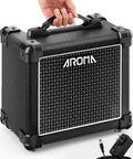 10W Bluetooth Guitar Amp With A Solid Wood Cabinet For A Full, Warm Home Jam, Clean And Distortion Modes, Headphone Jack