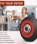 Beefed Up Five Wheel Dryer Repair Kit 4392067 With WPW10314173 Drum Roller Belt And Idler Pulley, laundry and repair tips