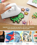 Compact Mini Iron For Clothes, Portable Travel Steam Press Machine For T Shirts And Crafts used for crafting beads on a board.