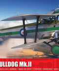 Box cover of Bristol Bulldog Mk II 1 To 48 Plastic Aircraft Model Kit For Adults And Kids Skill Level 3 Rad Realistic WW2 Era Fighter