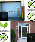 Self-Charging Outdoor Address Number 1 Waterproof Illuminated House Digit No Batteries No Wiring No Solar Panels