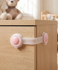 8 Pack Kidproof Cabinet Locks With ABS Material Self Adhesive Latches for wooden dresser in nursery, no drilling