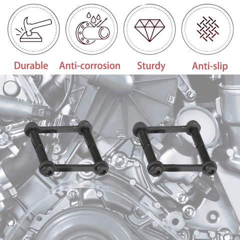 Two Pack Pro Grade Top Notch High Precision Non Slip Rotation Pins For Precision Machines, Motorcycle Engines, And Vehicle Aircraft Model Balancing Bars