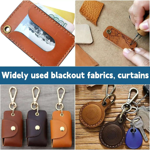 All In One 1403 Piece Grommet Kit With One Quarter Inch Grommets Eyelet Punch for DIY leather crafts and keychains.