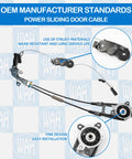 Right Sliding Door Cable For Toyota Sienna 2011 2020 Replacement Durable Wire For Smooth Door Opening And Closing, Reliable Signal Transmission, Easy Install, High Quality OEM Alternative For Sienna close-up