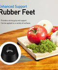 Durable PVC Furniture Feet Pads With Adhesive Backing 120 Sets Rubber Leg Bumpers