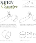 Assembly guide for Drum Collapsible Lamp Shade In Oatmeal Linen, 16 Inch Top, 16 Inch Bottom, 9 Inch Height, UNO Fitter, Nickel Finish.