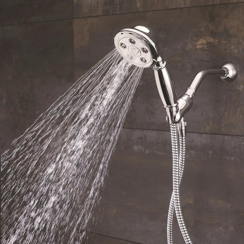 Chelsea Anystream 360 Multi Function Handheld Shower Head With 2.5 GPM Flow Polished Chrome Finish spraying water