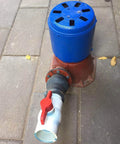 5000W Water Turbine Generator 220V Hydroelectric Power System with cast iron shell and copper core coil on a paved surface.