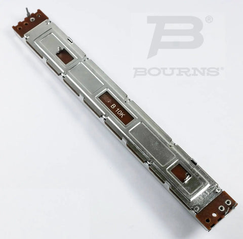 10K Ohm Slide Potentiometer With 100mm Travel, Single Linear Taper, Carbon Metal Housing, 15mm Lever for audio gear