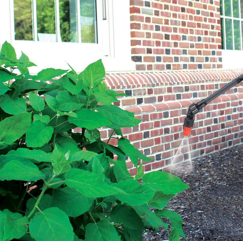 Using 2 Gallon Handheld Sprayer With Base Large Four And A Half Inch Fill Opening 20 Inch Unbreakable Wand for garden spraying