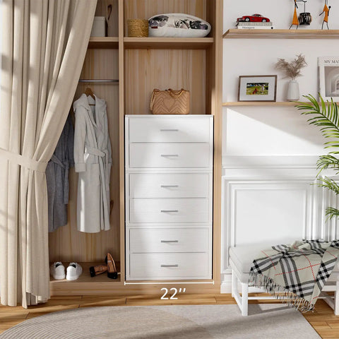 Stackable Fabric Storage Drawers 2 Pack White Closet Organizer Keep Your Setup Tight With Space Saving Folding Bins Heavy Duty Rubber Pad No Hassle Modern Style For Bedroom
