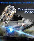 Brushless RC Plane For Adults With XPilot Stabilizer And 3D Aerobatics, F4U Corsair 500mm 4 Channel RC Airplane, brushless motor
