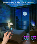 Galaxy Star Projector Night Light for Bedroom with Timer and Remote 4 in 1 White Noise Bluetooth Speaker Sky Projection