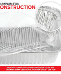 Heavy Duty 9x13 Aluminum Baking Pan With Lids 10 Pack Built Tough Durable Rectangular Tray For Lasagna And More Clear Dome Cover Keeps Your Food Fresh